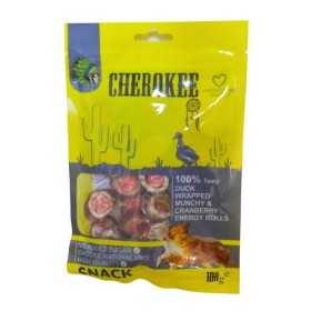 تشویقی سگ چروکی مدل سوشی رول انرژی طعم اردک و کرنبری وزن 100 گرم