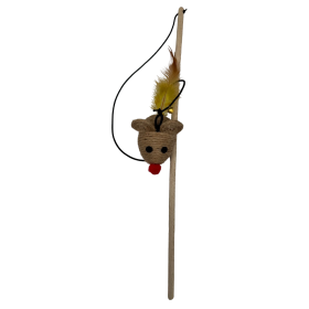 میله بازی گربه پرس پت مدل موش کنفی