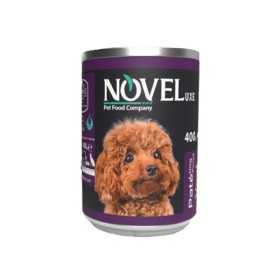کنسرو سگ نوول لوکس مدل پته طعم گوساله وزن 400 گرم