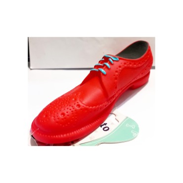 عروسک سگ صدادار مدل کفش لاتکسی