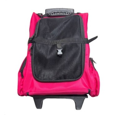 کیف و کوله حمل ترولی چرخ‌دار سگ و گربه تروتاچ – سایز متوسط 25×35×50