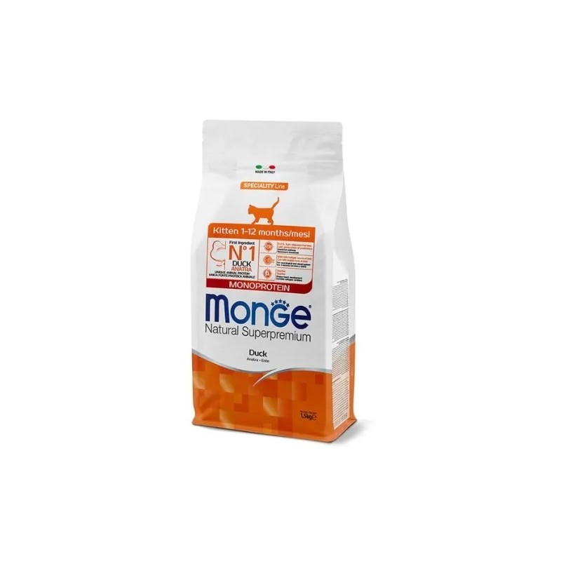 غذای خشک بچه گربه مونژه مدل MonoProtein وزن 1.5 کیلوگرم
