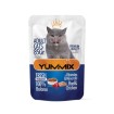 پوچ گربه یامیکس YUMMIX مدل پته Pâté با طعم مرغ و گوشت – ۸۵ گرم